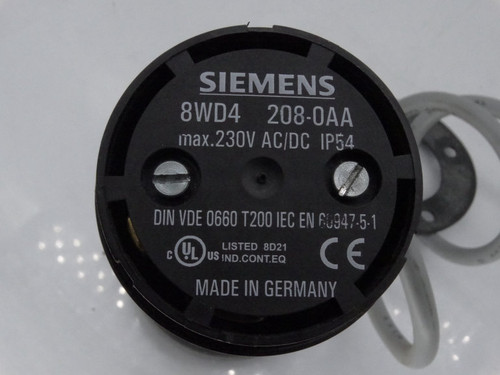 SIEMENS 8WD4208-0AA CONNECTOR