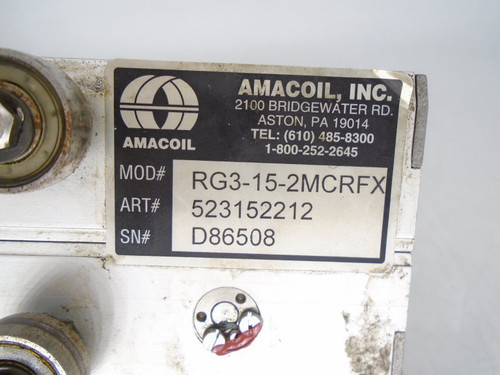 AMACOIL INC RG3-15-2MCRFX PNEUMATIC ACCESSORY