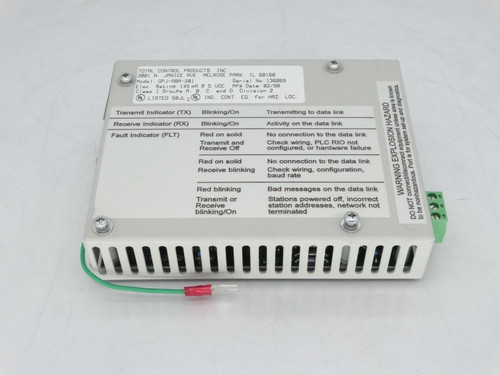 TOTAL CONTROL PRODUCTS QPJ-ABR-201 PLC MODULE