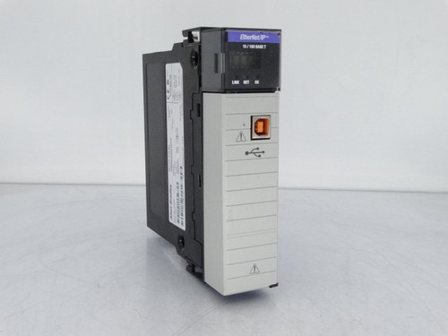 ALLEN BRADLEY 1756-EN2T SERIES C PLC MODULE