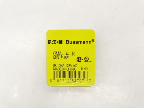 EATON CORPORATION GMA-4-R (SET OF 5) FUSE
