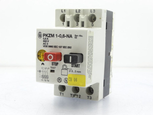 EATON CORPORATION PKZM-1-0.6-NA Motor Starter EATON CORPORATION PKZM-1-0.6-NA Motor Starter