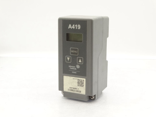 JOHNSON CONTROLS A419ABC-1 Temperature Controller