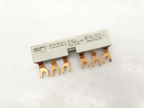 SPRECHER & SCHUH KT3-25-DB-45-2 Busbar