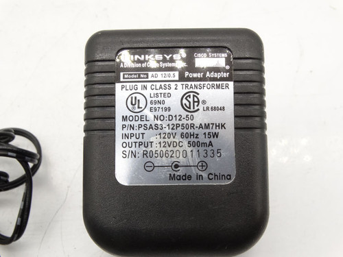 LINKSYS D12-50 Power Supply