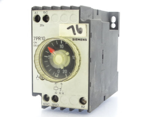 SIEMENS 7PR1040-7AG00 Relay