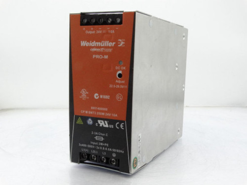 WEIDMULLER CP M SNT3 250W 24V 10A Power Supply