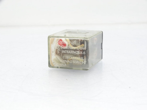 STRUTHERS DUNN RELAYS C281XBX411L-120VAC 10A Relay