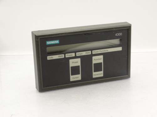 SIEMENS 4300 DISPLAY MODULE Display