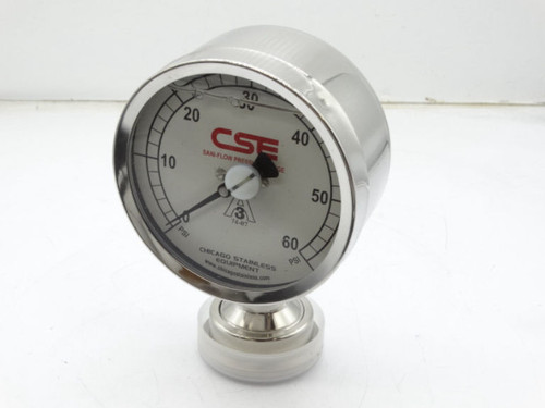 CHICAGO STAINLESS EQUIPMENT 3S-C-15U-GF-BT-SS-XD Gauge New in Box