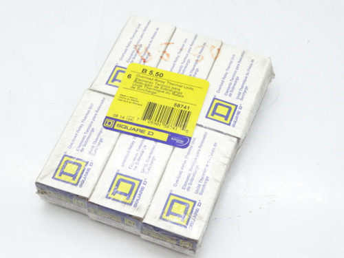 SCHNEIDER ELECTRIC B5.50 (SET OF 6) Heating Element in Box (127808220 - New in Box)