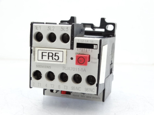 SIEMENS 3UA7011-1A Relay (127808240 - Used)