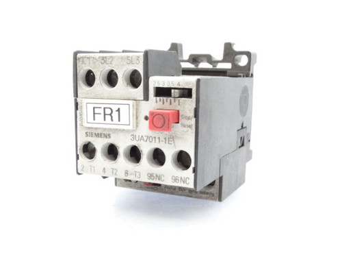 SIEMENS 3UA7011-1E Relay (127808241 - Used)
