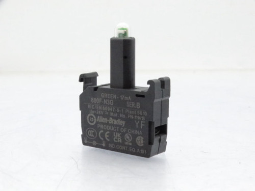 ALLEN BRADLEY 800F-N3G Indicator Light New (9700094 - New)