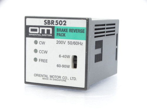 ORIENTAL MOTOR SBR502 Process Controller