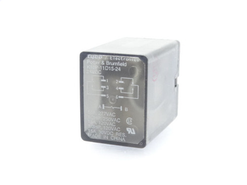 TE CONNECTIVITY K10P-11D15-24 10A Relay