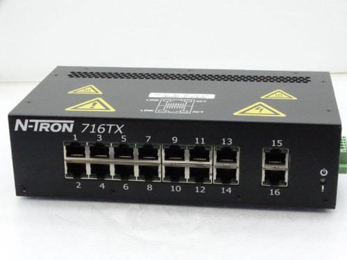 RED LION CONTROLS 716TX Ethernet Switch (9700638 - Used)
