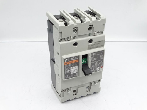 FUJI ELECTRIC BW125JAGU-3P100 Circuit Breaker (9700374 - Used)