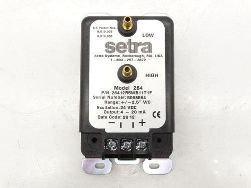 SETRA 2641-2R5W-B-11-T1-F Transducer