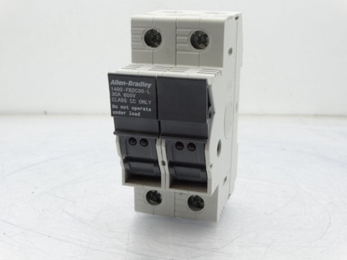 ALLEN BRADLEY 1492-FB2C30-L Fuse Holder Used