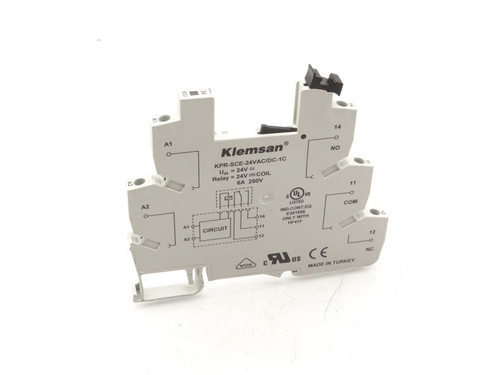 KLEMSAN KPR-SCE-24VAC/DC-1C Relay Socket