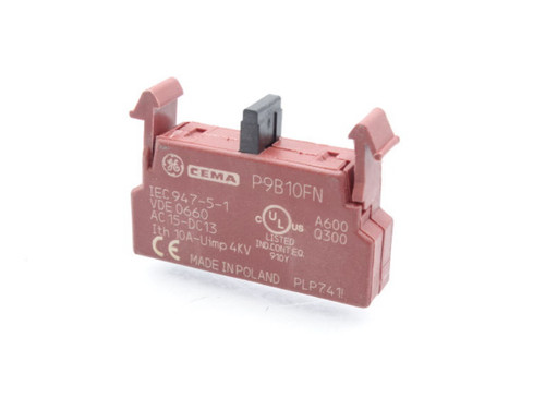 GENERAL ELECTRIC P9B10FN Contact Block