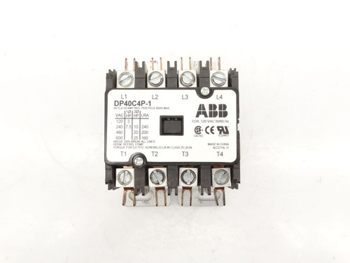 ASEA BROWN BOVERI DP40C4P-1 Contactor