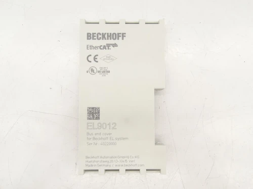 BECKHOFF EL9012 Cover