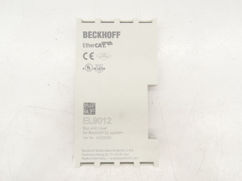 BECKHOFF EL9012 Cover