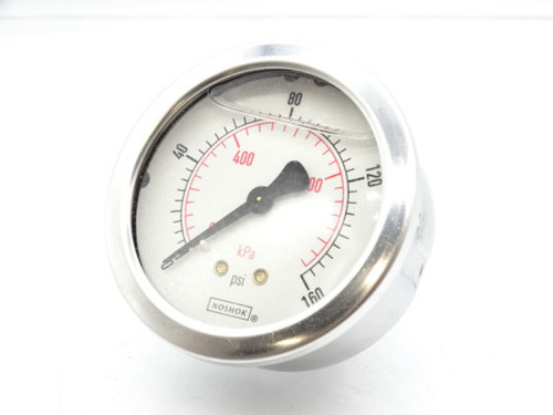 NOSHOK 25-911-160-PSI/KPA-PMC Gauge