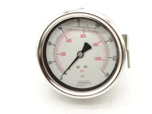 NOSHOK 40-911-160-PSI/KPA-SSB-U Gauge