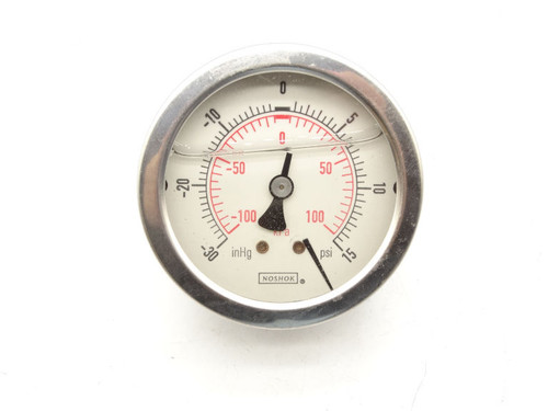 NOSHOK 25-911-30/15-PSI/KPA-PMC Gauge