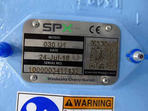 SPX Waukesha 030 U1 Positive Displacement Pump