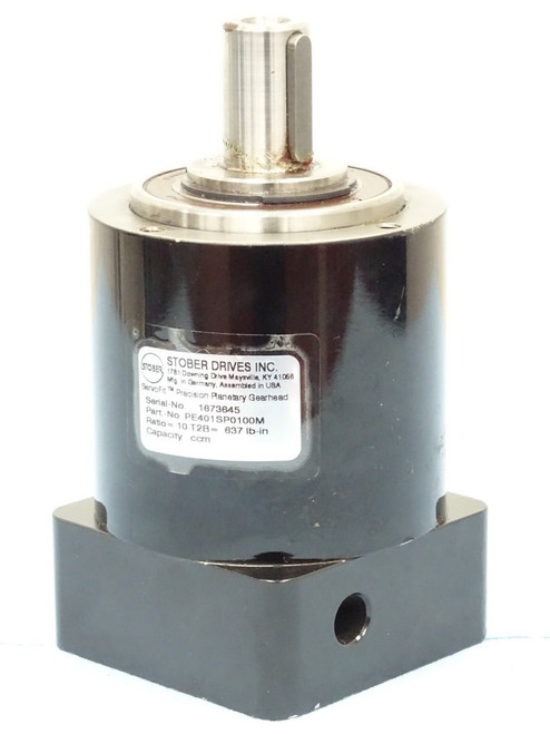 STOBER PE401SP0100M SERVOFIT PRECISION PLANETARY GEARHEAD 10:1 637LB/IN (39131 - USED)