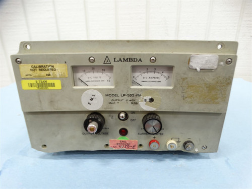 LAMBDA LP-532-FM REGULATED POWER SUPPLY 0-40VDC 2.3-3.0A (66145 - USED)