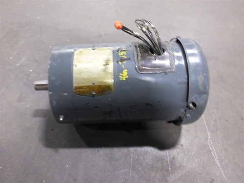 BALDOR VM3558T MOTOR 2HP, 6.7-6.2/3.1AMPS, 1750RPM, 3 PHASE, FRAME 145TC TESTED (8187 - USED)