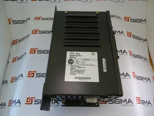 ALLEN-BRADLEY 1771-P2 POWER SUPPLY MODULE SERIES A INPUT: 120/220 VOLTS AC (21767 - USED)