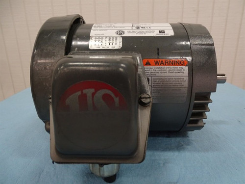 U.S. ELECTRICAL MOTORS U12S2ACR F046 MOTOR 0.5HP 1745RPM 3PH 56C FRAME (31765 - USED)