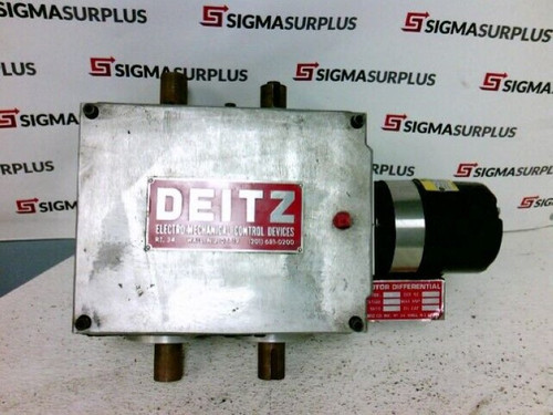 DEITZ MOTOR DIFFERENTIAL 810E RATIO 10:10 115V (4)1" SHAFT DIA (424 - USED)