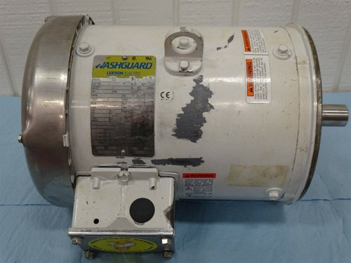 LEESON 131597.00 WASHGUARD MOTOR 5HP 1725RPM, C184T17WC3E (ARE THERE 2 THIS L... (29091 - USED)
