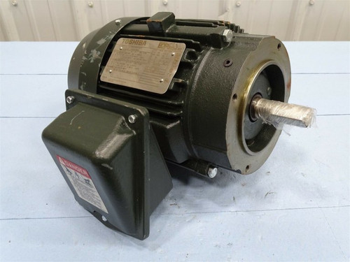 TOSHIBA 0024SDSR44A-P, EQP GLOBAL SD MOTOR, 2HP, 1750RPM, 145TC, TEFC, 230/46... (72228 - USED)