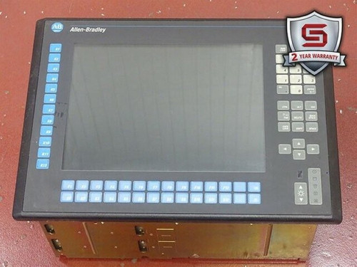 ALLEN-BRADLEY 6180-CSNV2 HMI MONITOR PANEL SERIES B (TESTED, SEE NOTES) (34681 - USED)