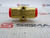 PARKER E121K63 VALVE, 2 WAY, DIRECT OPERATED, HYDRAULIC VALVE, 1/4" BRASS (83067 - NEW)