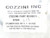 COZZINI 07520 Spare Parts Kit (127808079 - New in Box)