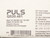 PULS QS20.481 Power Supply
