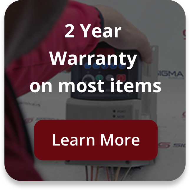 2 year warranty on most items