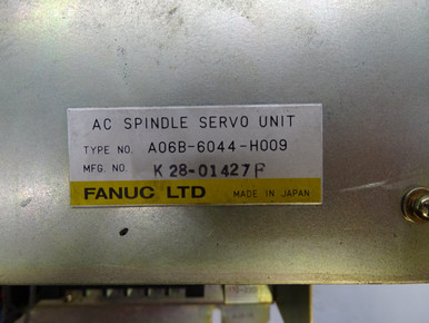 FANUC A06B-6044-H009 SPINDLE SERVO UNIT (108660 - USED)