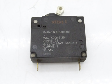 Potter & Brumfield W67-X2Q12-25 Circuit Breaker