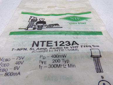 Nte NTE123A Transistor