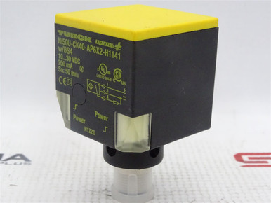 Turck NI50U-CK40-AP6X2-H1141 W/BS4 Sensor